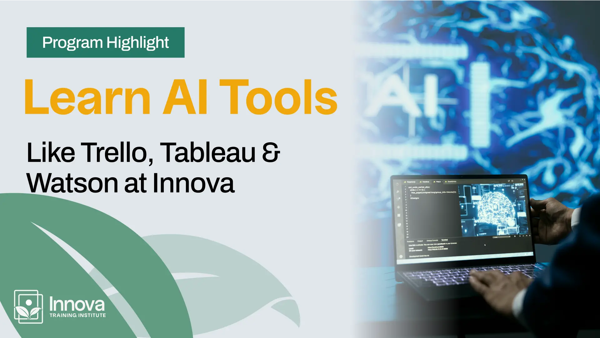Learn AI Tools Like Trello, Tableau & Watson at Innova img